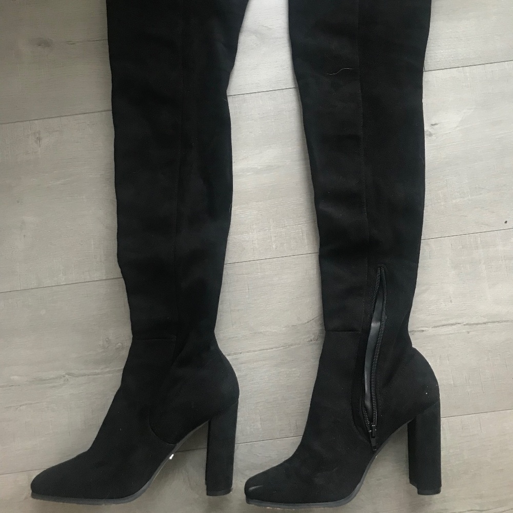 ALDO Black Suede boots
